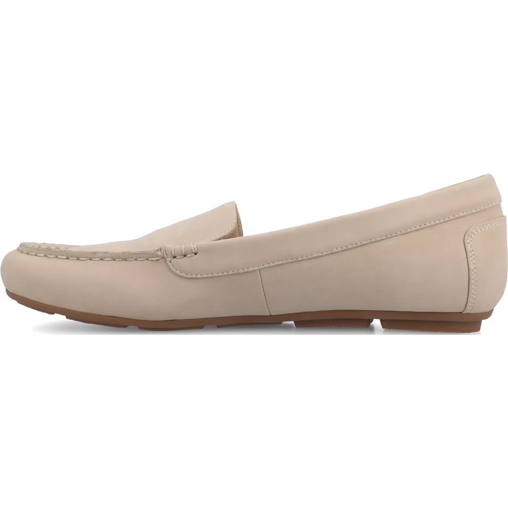 Женские мокасины oreta driving loafer Journee, бежевый — фото 4