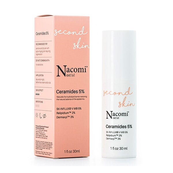 

Second Skin Ceramines 5% Сыворотка 30 мл Nacomi