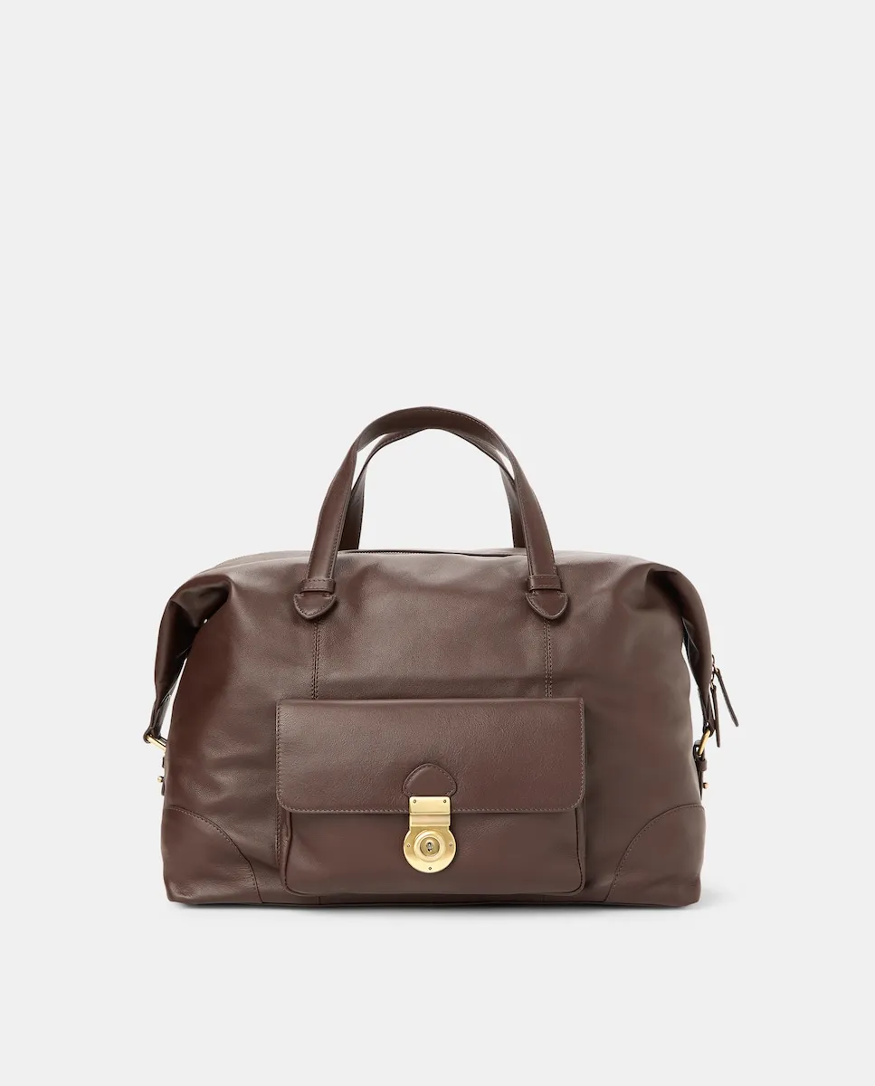 

Дорожная сумка из коровьей кожи Emidio Tucci, коричневый