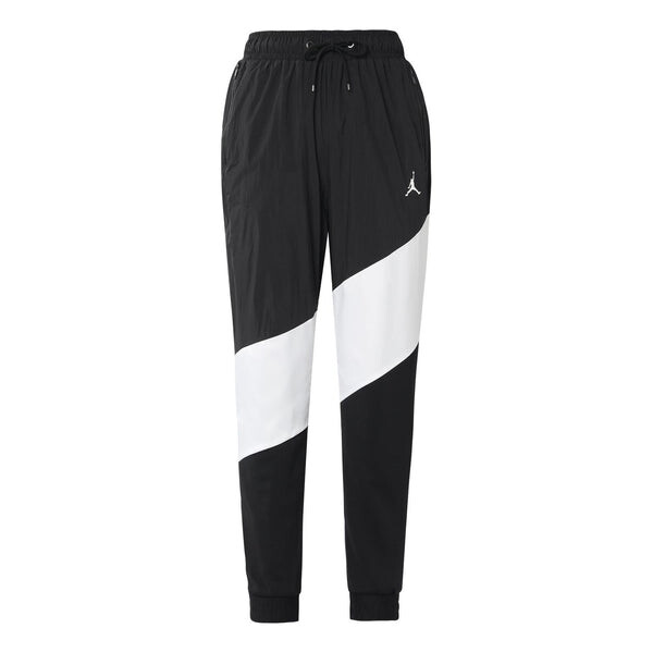 

Спортивные штаны Air Jordan Wings Diamond Woven Sports Colorblock Sports Long Pants Black, черный