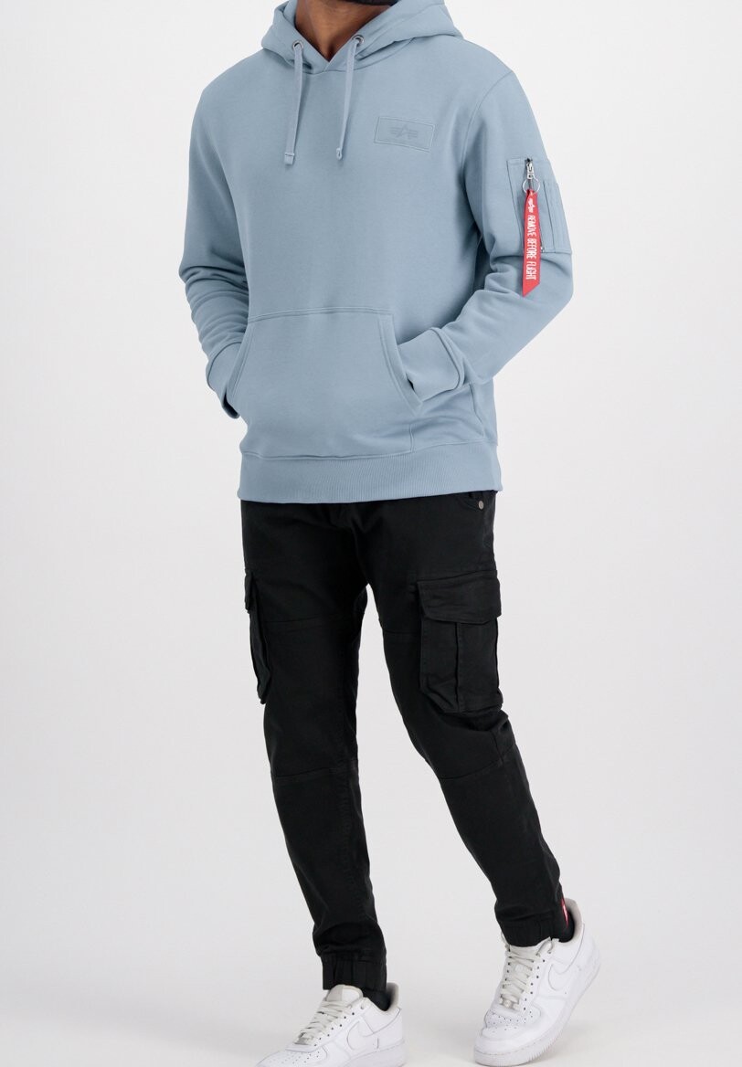 

Толстовка Alpha Industries, серо-синий