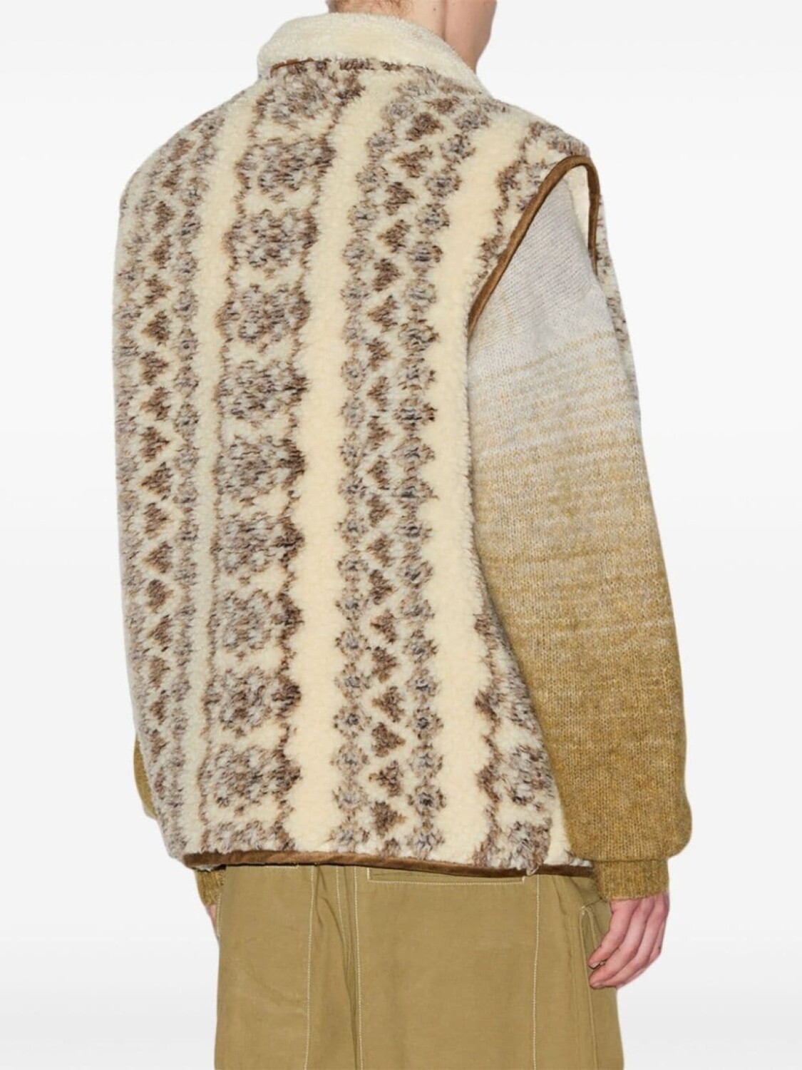 

MARANT жилет с узором, нейтральный цвет
