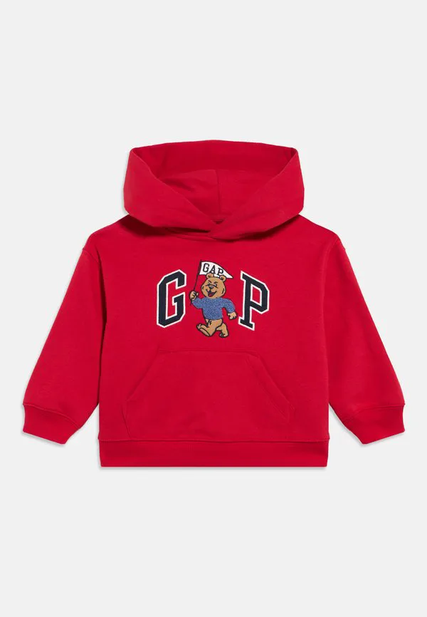 Детская толстовка с логотипом медведя браннан для малышей Gap, Modern Red