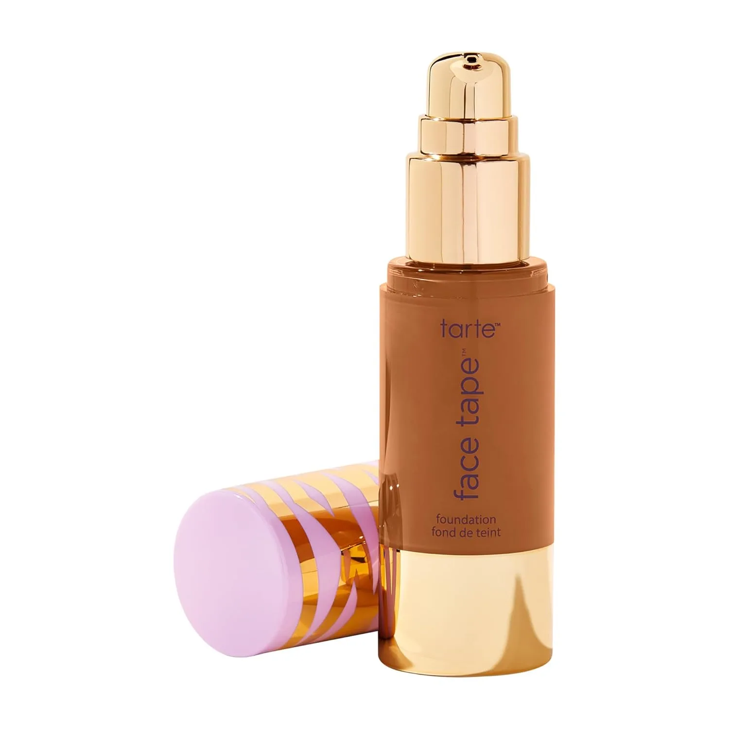 tarte face tape foundation - полное покрытие на 12 часов, водостойкая основа, увлажняющая и разглаживающая с натуральным матовым финишем, стойкая и комфортная, веганская и cruelty-free, 53S deep sand (deep skin with warm, golden undertones)