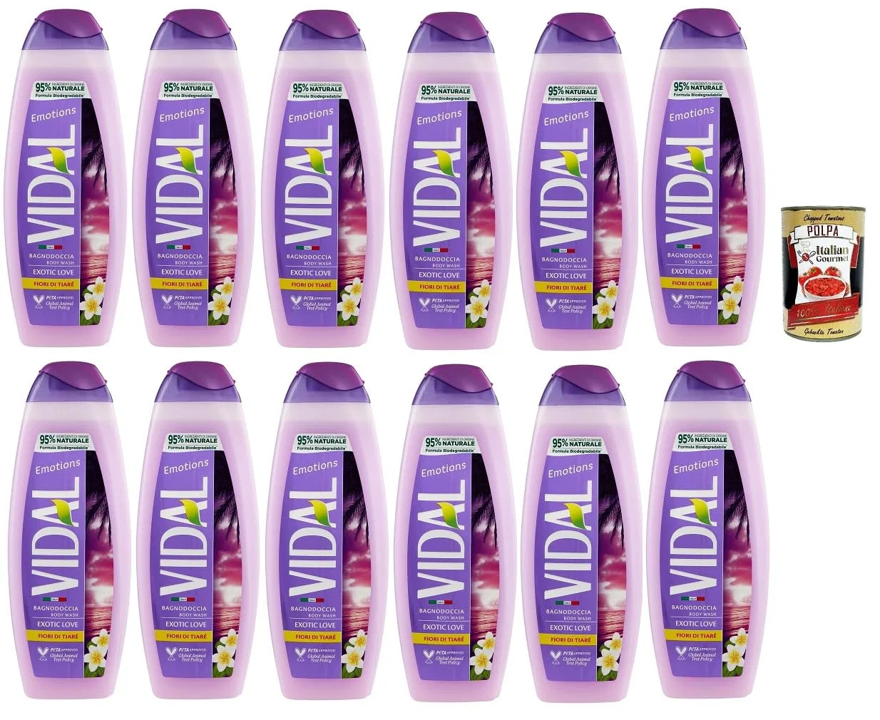 Пена для ванны «Exotic Love Fiori di Tiaré» от Vidal Emotions, 500 мл (12 шт.) Italian Gourmet E.R.