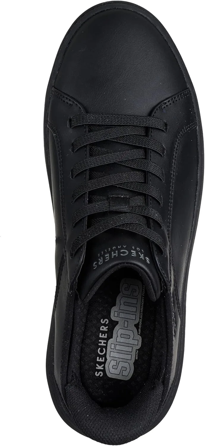 Мужские кроссовки Skechers на платформе, черный — фото 3
