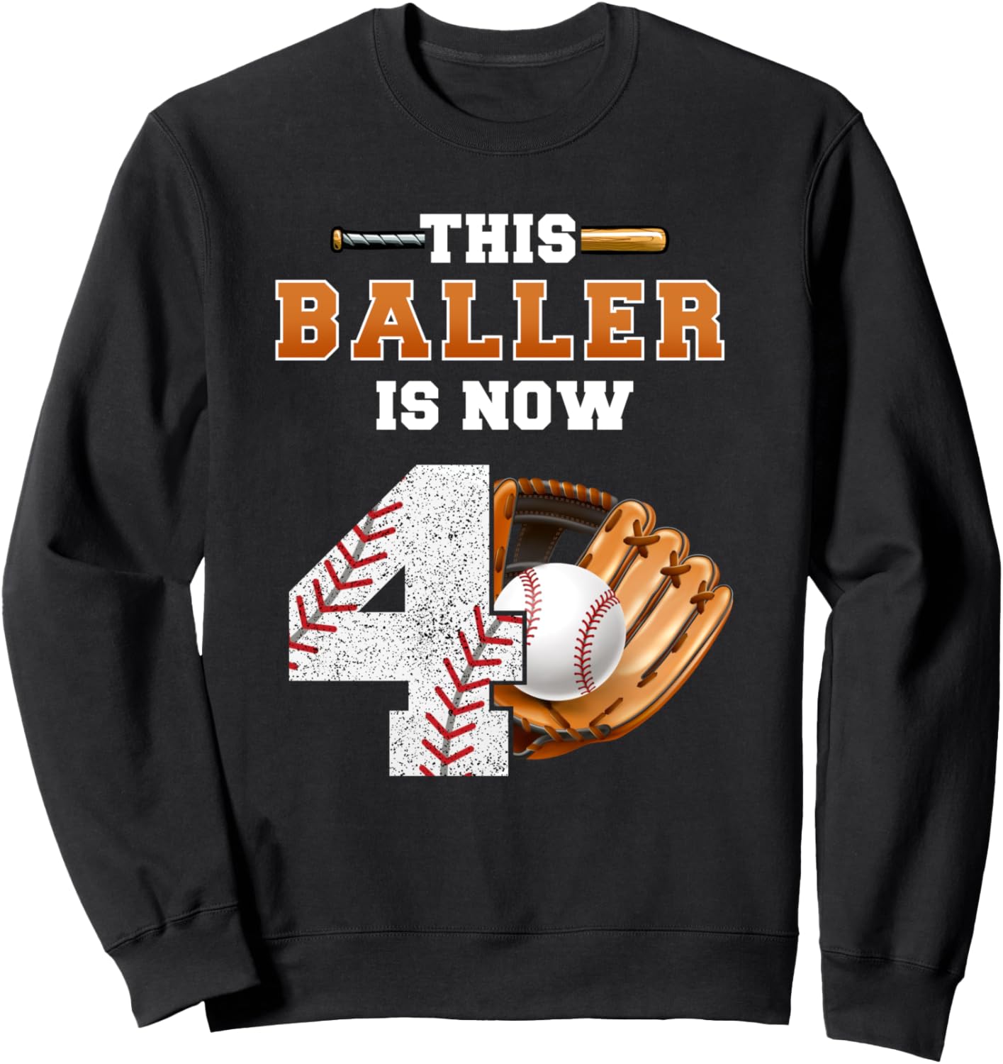 

Эта толстовка для мальчиков «Этому игроку теперь 4 года» с надписью «Бейсболист» и надписью «4-й день рождения», черная Birthday Baseball Player Theme Bday Party Gifts