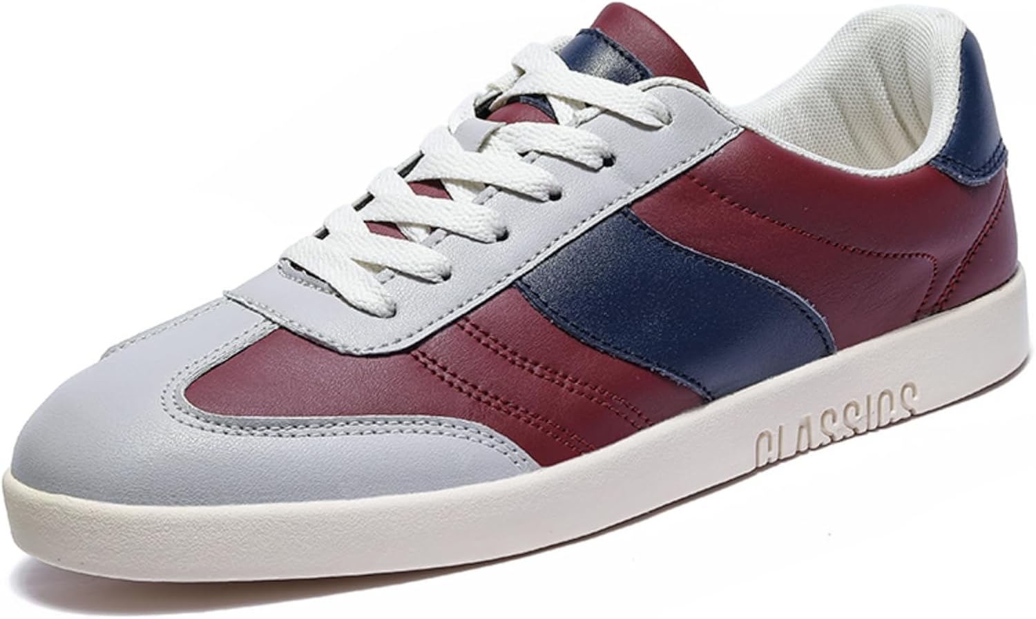 

Мужские кроссовки в полоску с разноцветным дизайном, в ретро-стиле с шнуровкой, с удобной подошвой, идеально подходят для повседневной одежды и модных образов Aokisx