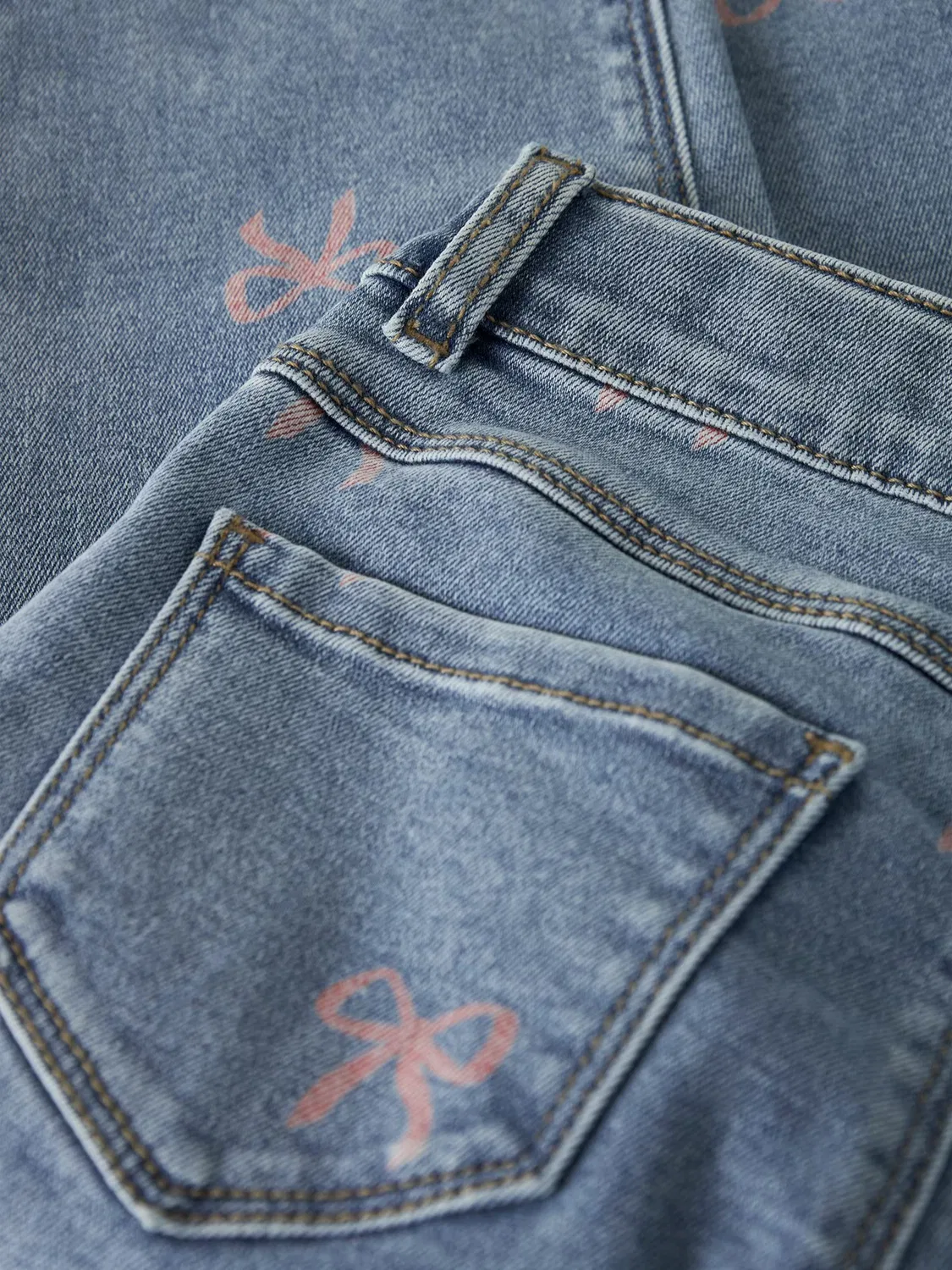 Джинсы Name It Regular Jeans NMFBELLA синего цвета — фото 3