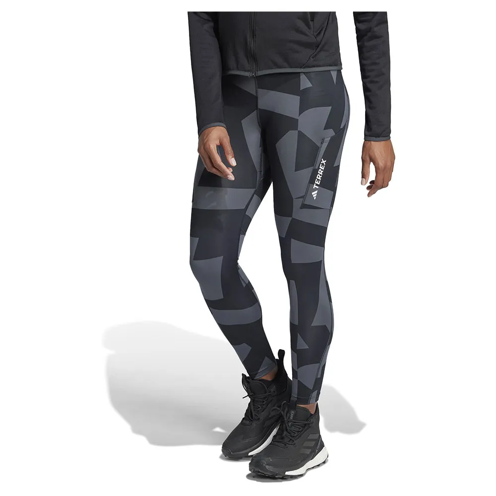

Леггинсы adidas Terrex Multi Printed, черный