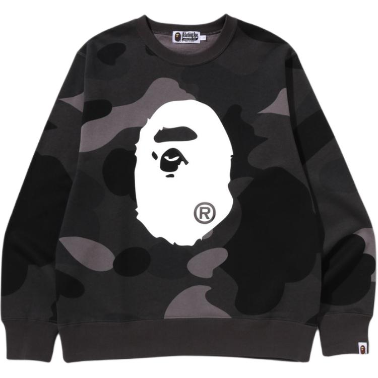 

Bape цветной камуфляж толстовка детская A BATHING APE, серый