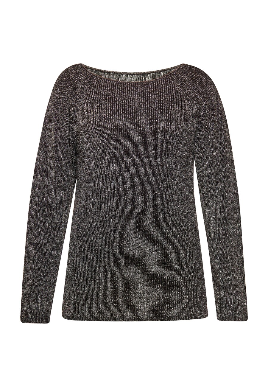 

Тонкий вязаный свитер NAEMI Sweater, пятнистый черный