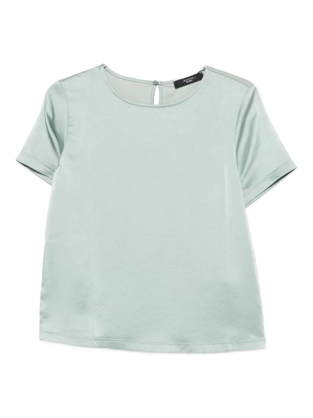 

Атласный топ Weekend Max Mara, зеленый