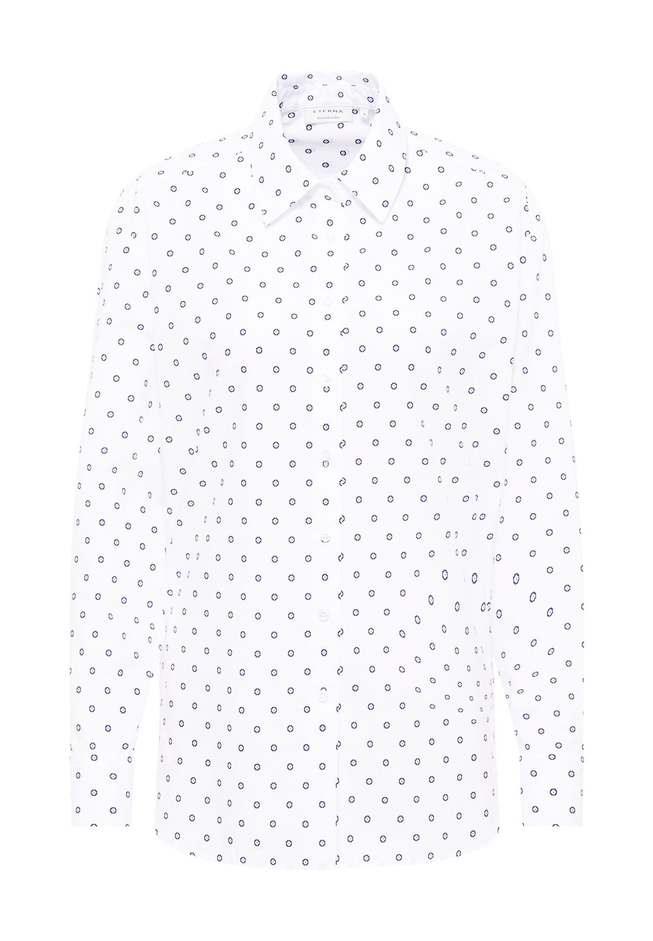 

Блузка-рубашка OVERSIZE FIT ETERNA, цвет Wei_/hellblau