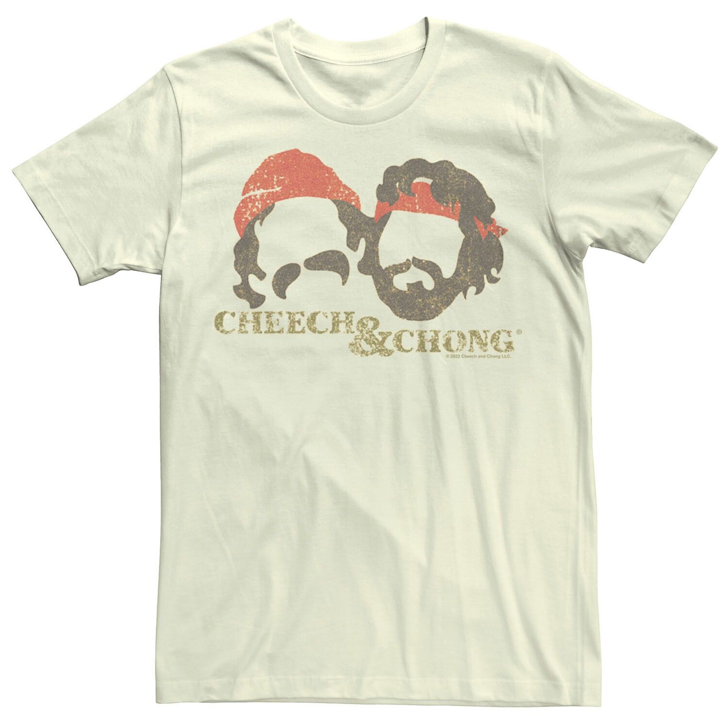 

Мужская футболка с силуэтами Cheech And Chong Faces Licensed Character