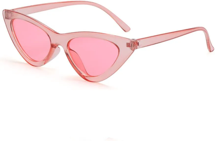 

Винтажные солнцезащитные очки «кошачий глаз», маленькие прямоугольные солнцезащитные очки для женщин, солнцезащитные очки с защитой от УФ-излучения UV400 LANGSER, 3