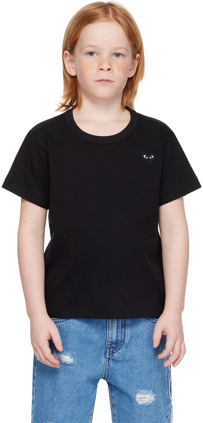 

Детская футболка с сердечками Comme Des Garcons