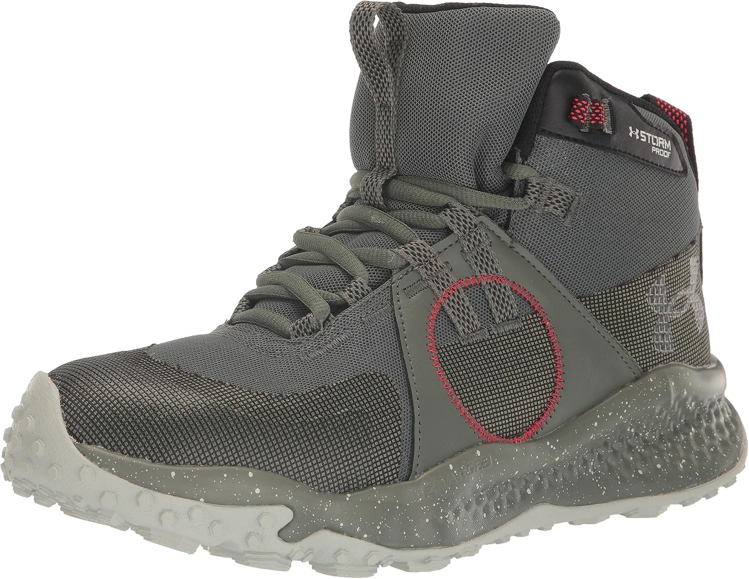 

Under Armour мужские водонепроницаемые треккинговые ботинки Charged Maven, (301) Colorado Sage/Olive Tint/Black