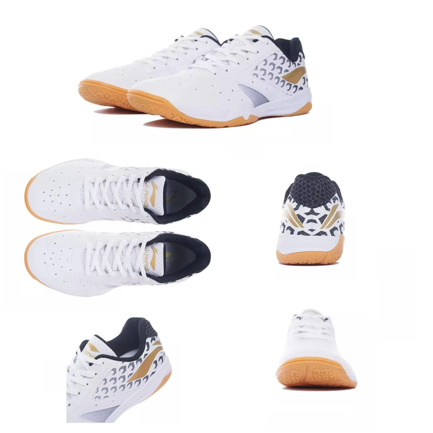 Кроссовки для настольного тенниса «Champion Professional» от Li-Ning, White/Black — фото 2