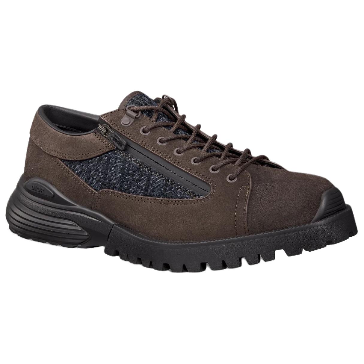 DIOR Кроссовки Combat Low top Casual мужские темно-коричневые — фото 4