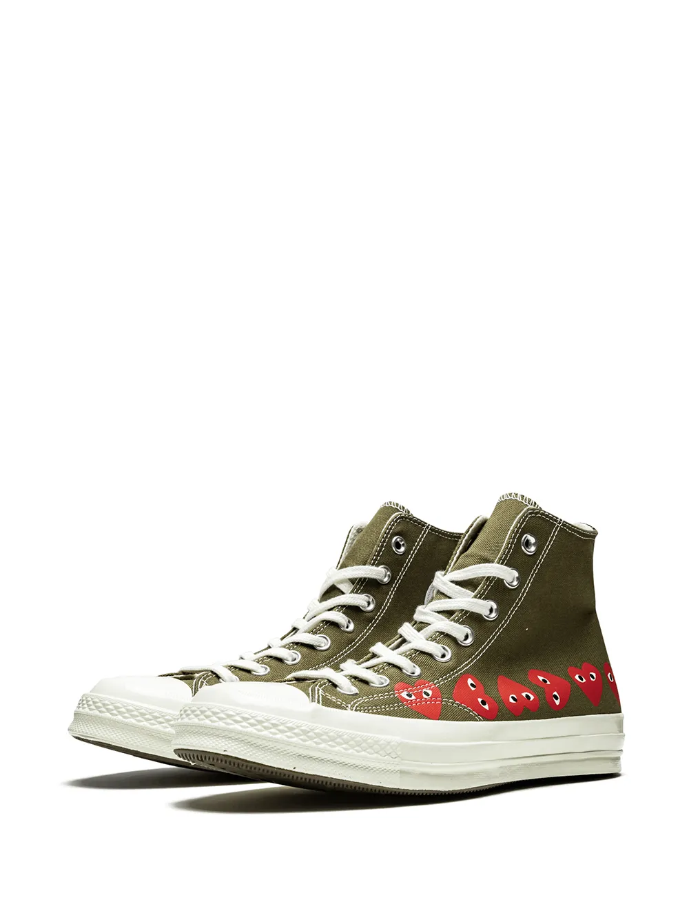 Высокие кеды Chuck 70 из коллаборации с Comme des Garçons Converse, зеленый — фото 2