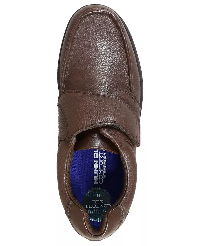 Мужские лоферы Cam-Strap Moc-Toe на легкой подошве Nunn Bush, коричневый — фото 3