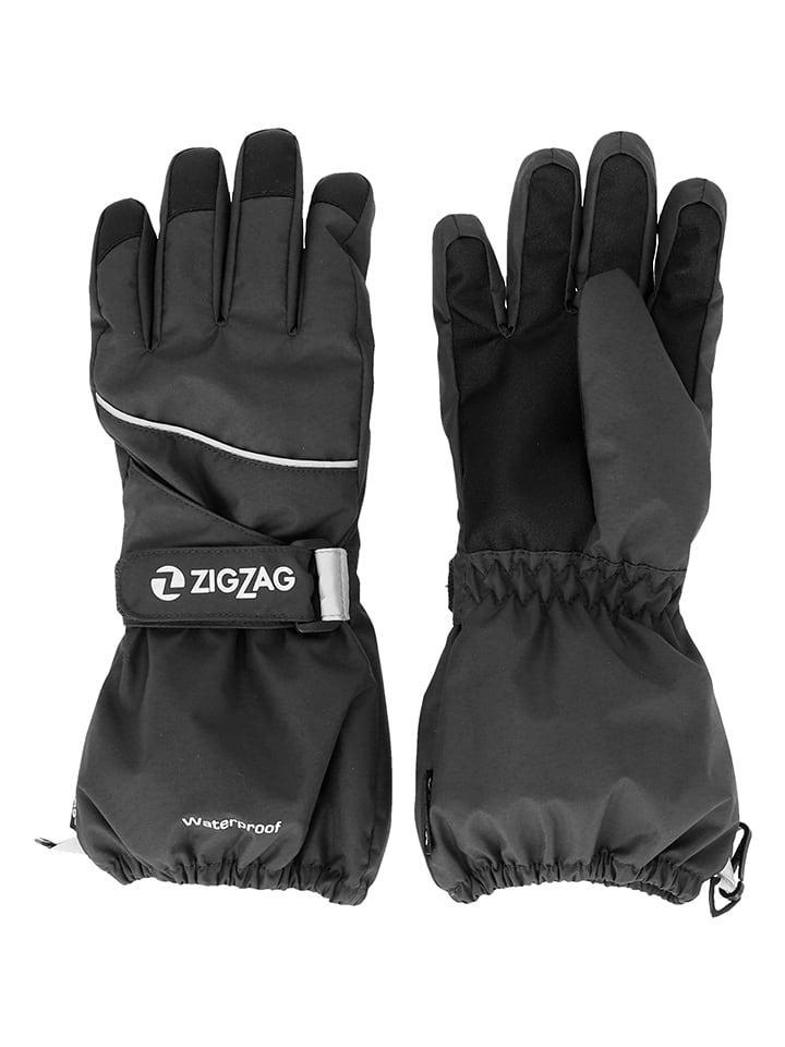 

Zigzag Горнолыжные/сноубордные перчатки «Kempston» черного цвета