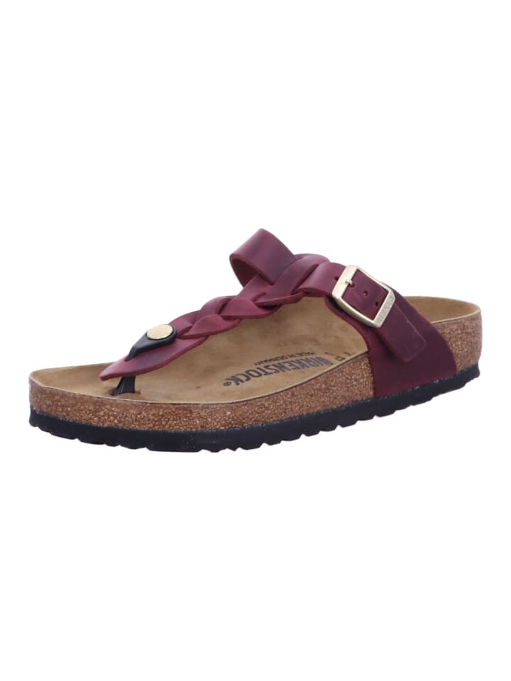 

Мюли Birkenstock Damen Gizeh Braided, красный