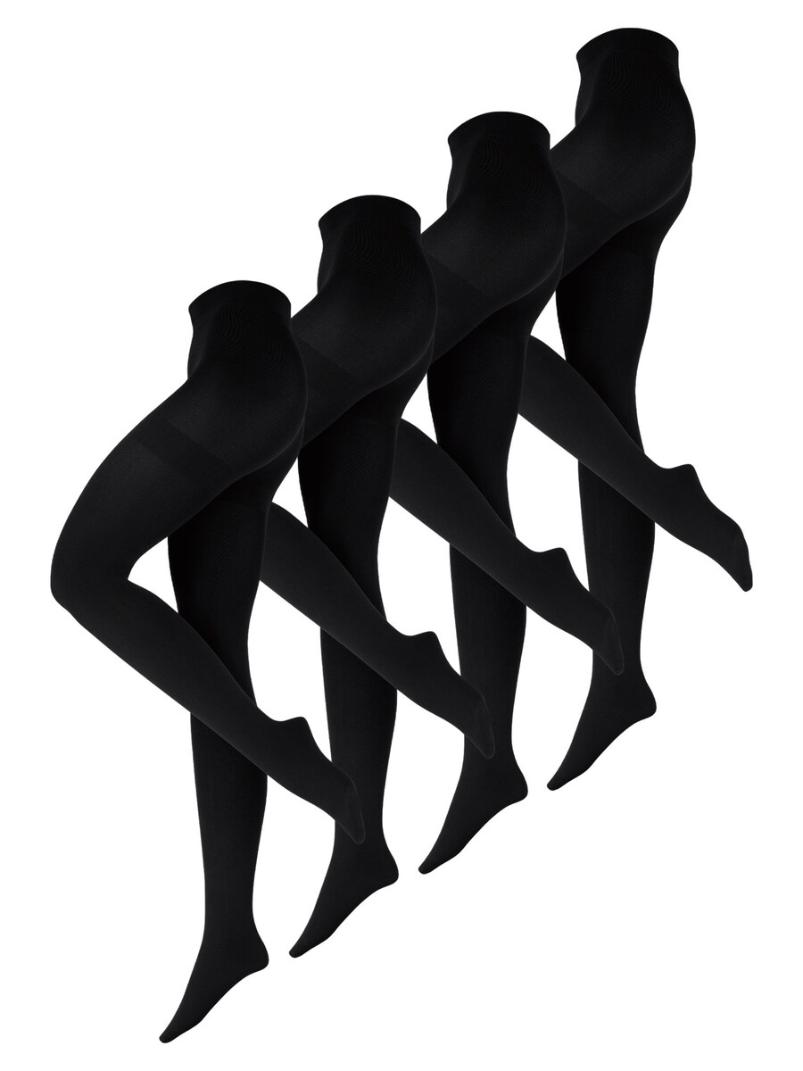 

Тонкие колготки Nur Die Flauschige Baumwolle 100 DEN, черный