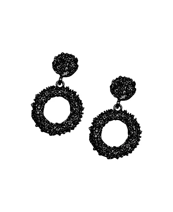 

Корродированные серьги-капли Sohi, black