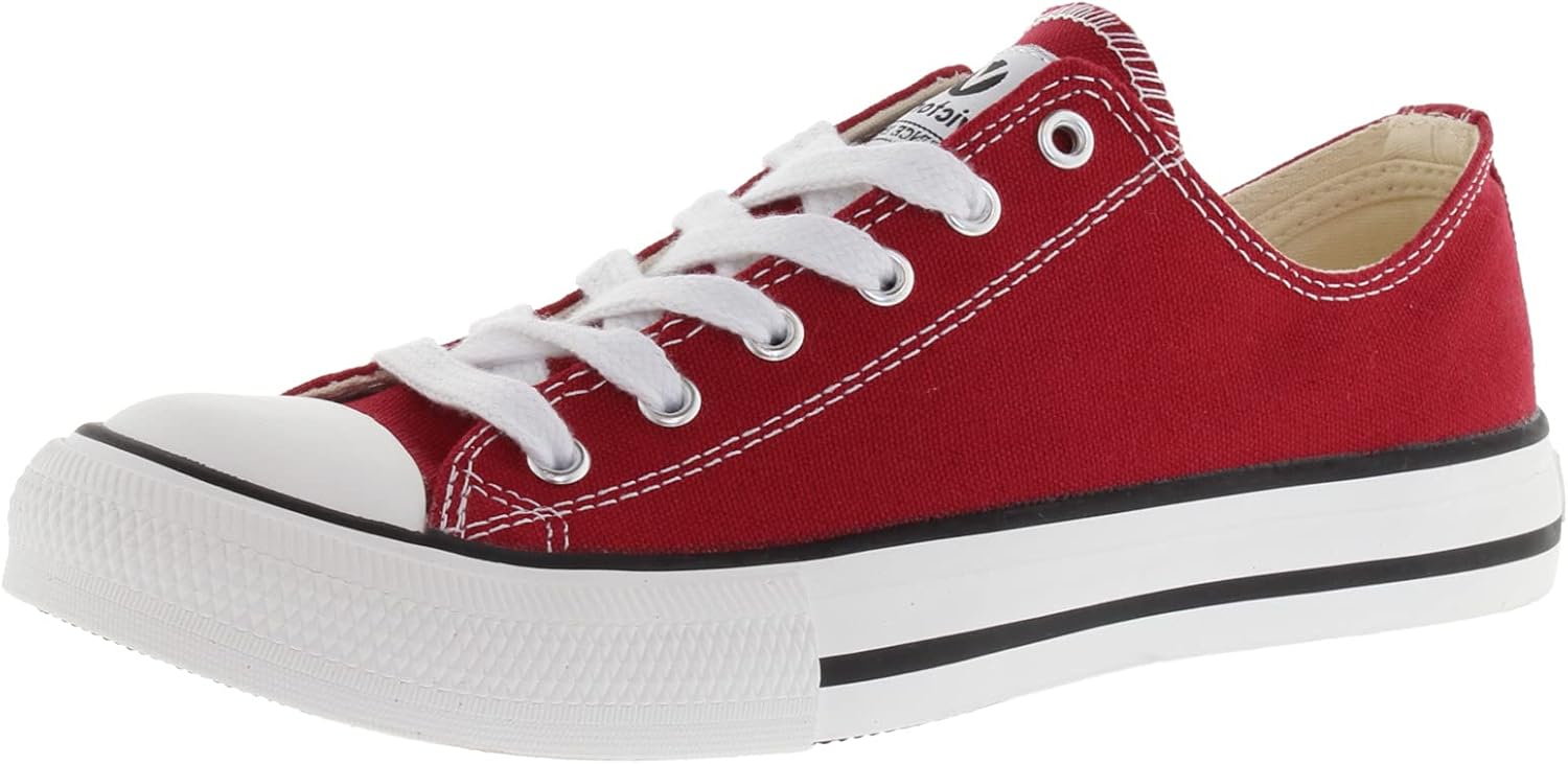 

Victoria унисекс низкие кеды Tribu из холщовой ткани с резиновым носком 106550 для взрослых Victoria'S Secret, Crimson