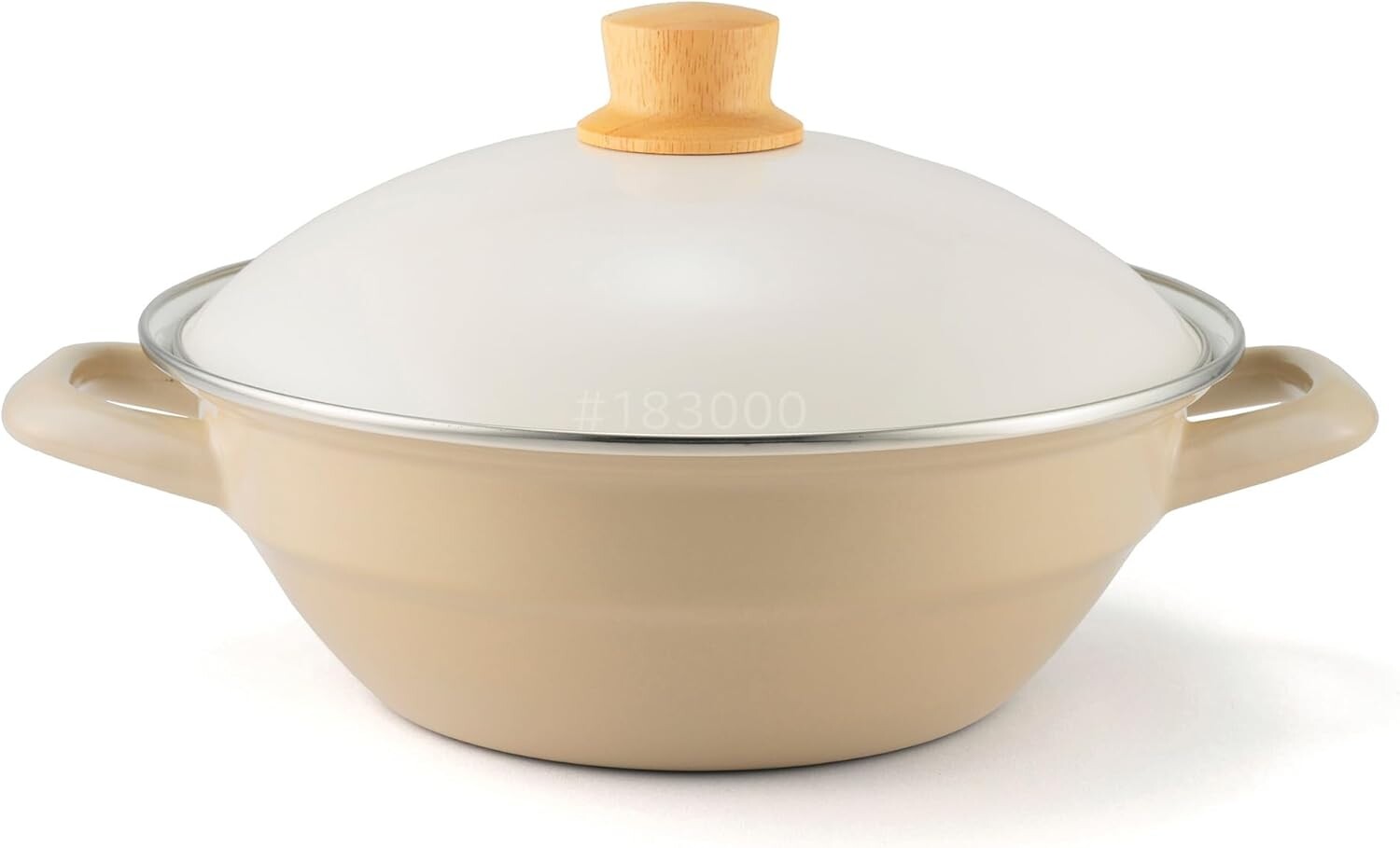 

Эмалированный глиняная кастрюля Fuji, настольный, 9,4 дюйма (24 см), крышка в комплекте, IH Gas Fire, Greige HD-24 G FUJIHORO, Beige, (Greige)