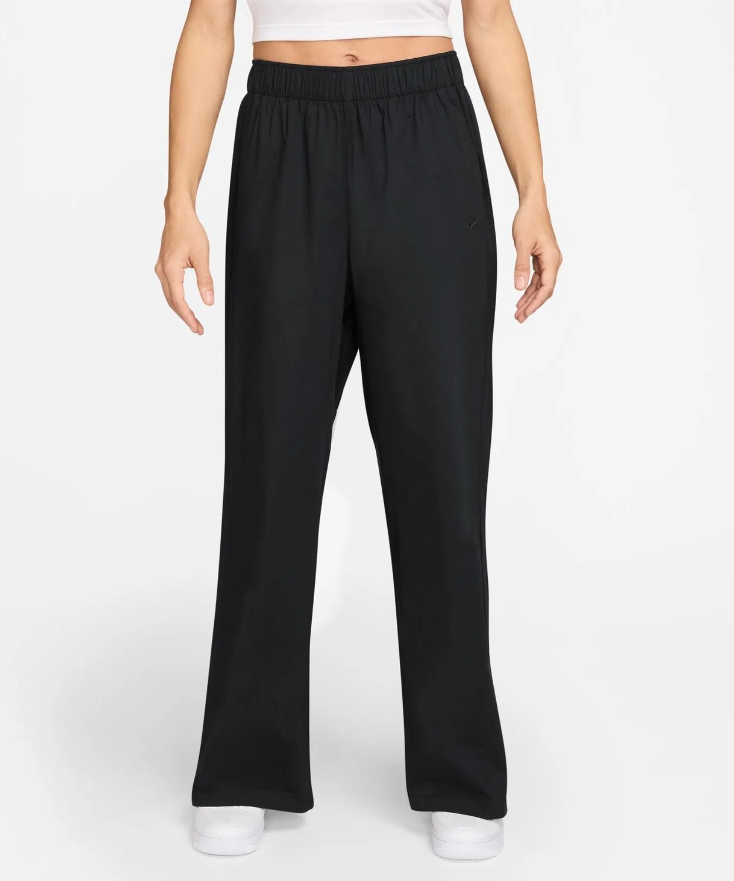Женские брюки Nike NSW CHLL PPLN HR OH чёрные
