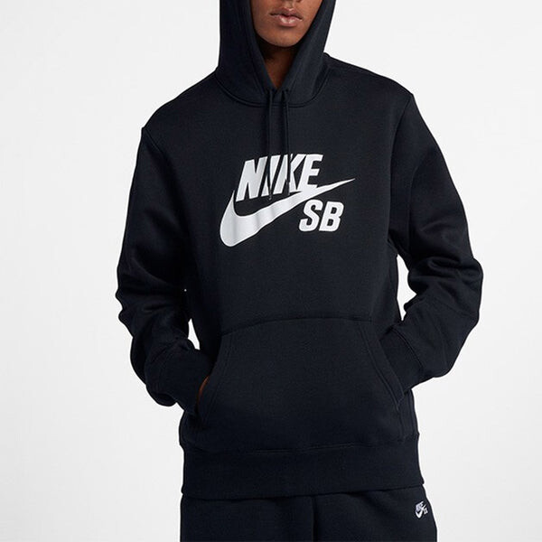 Толстовка Nike SB Skateboard ICON Skate Hooded Fleece Men Black, черный — фото 3