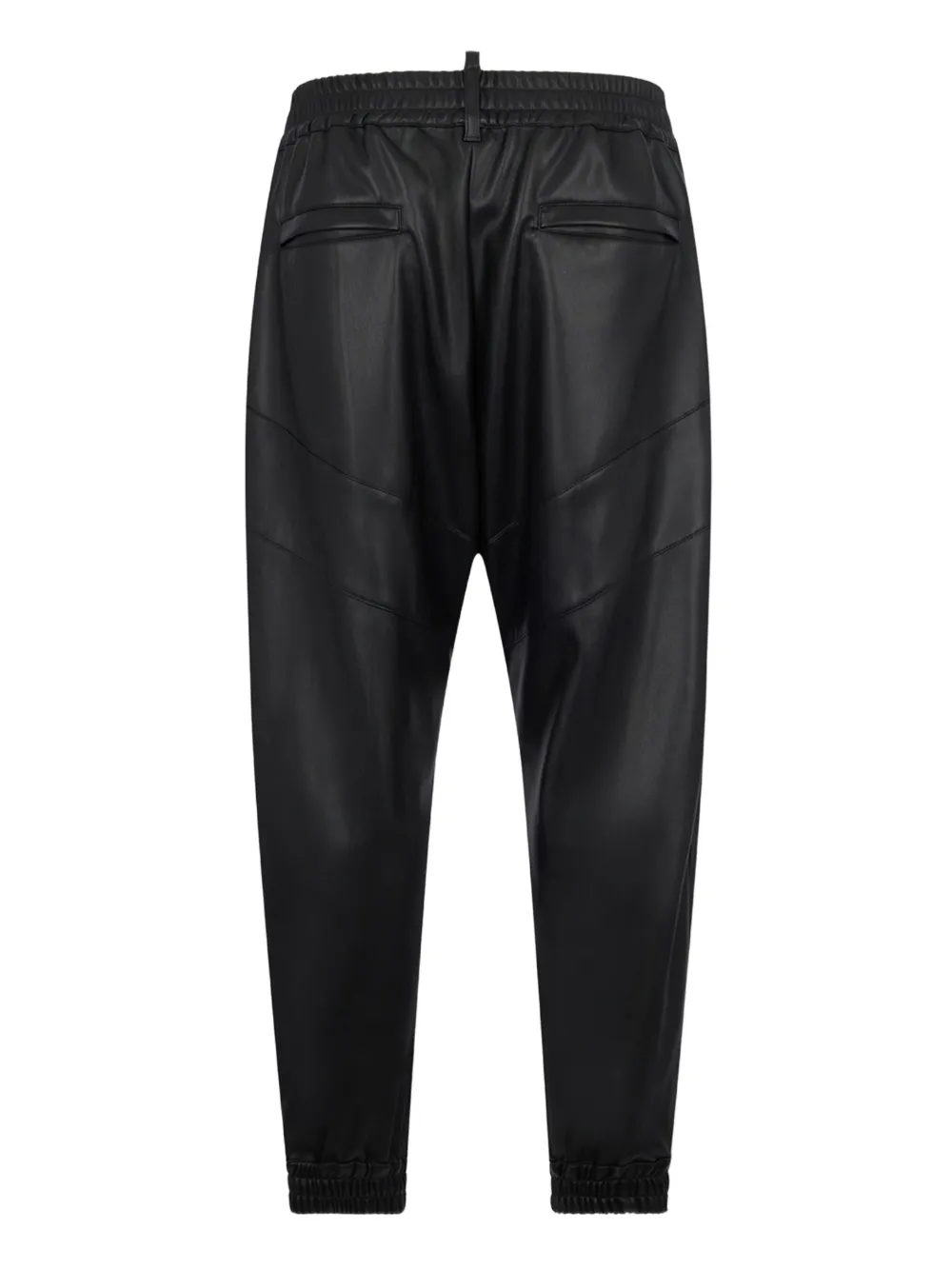 Спортивные брюки из искусственной кожи Dsquared2, черный — фото 2