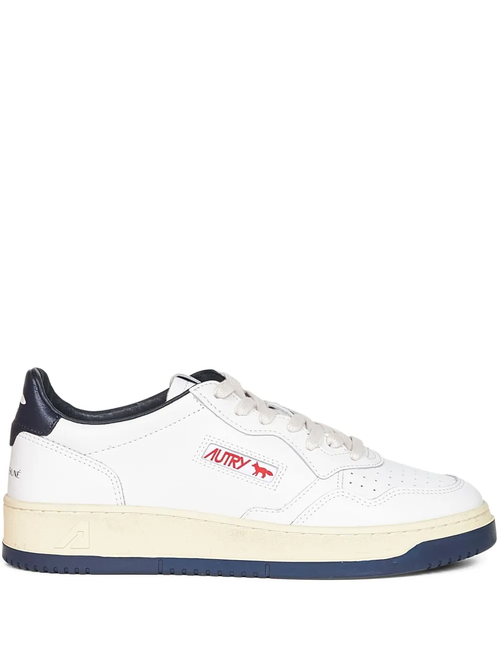 

Кроссовки на шнуровке Maison Kitsuné Autry, белый