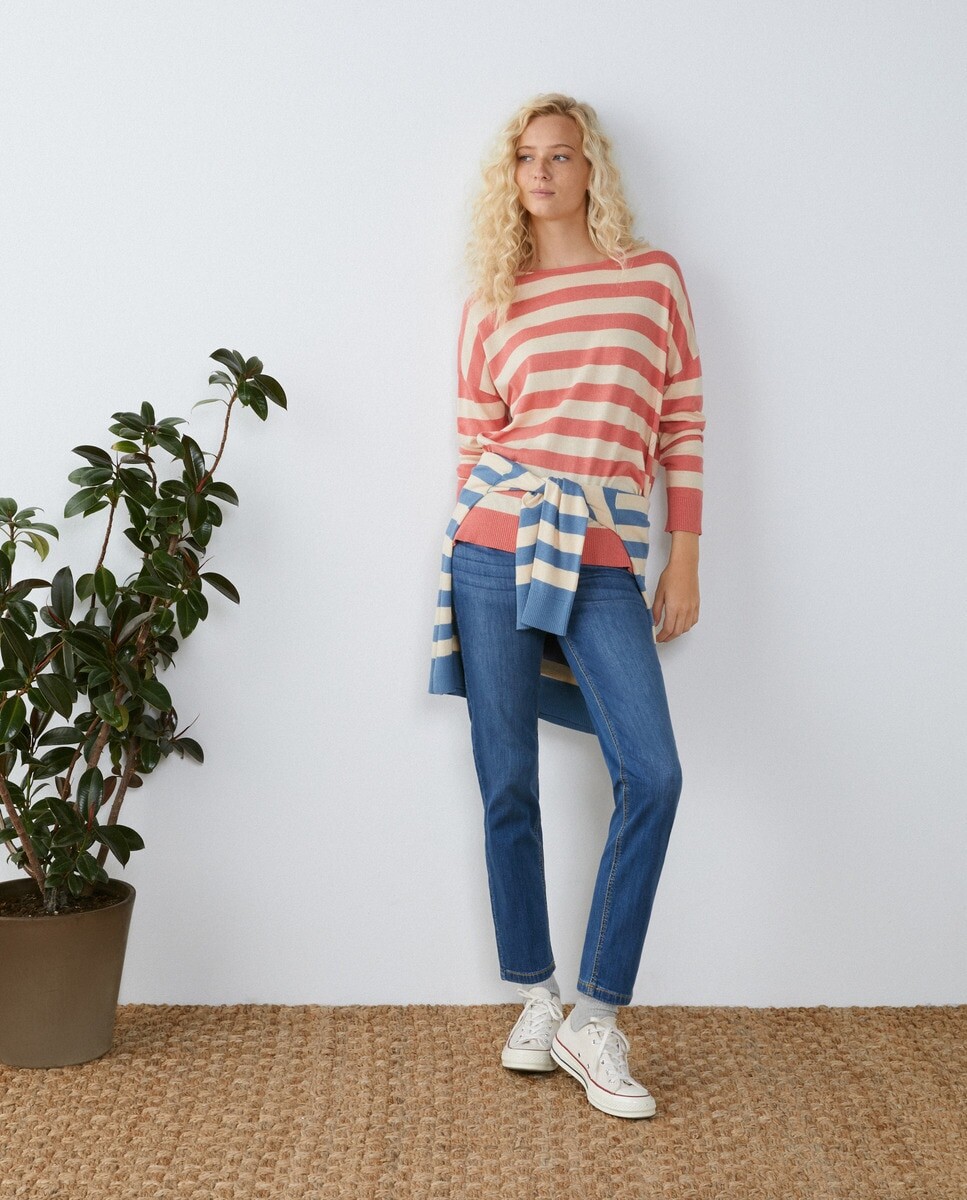 

Однотонные прямые женские леггинсы Southern Cotton, синий