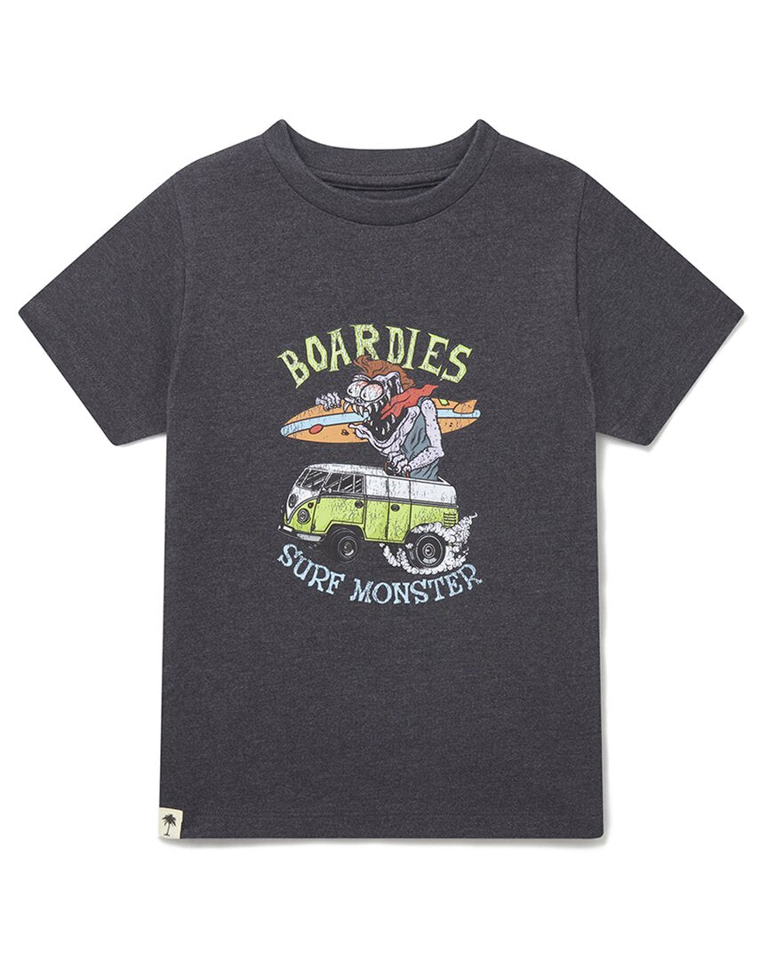 

Футболка Boardies "Серфовый монстр" Boardies, серый