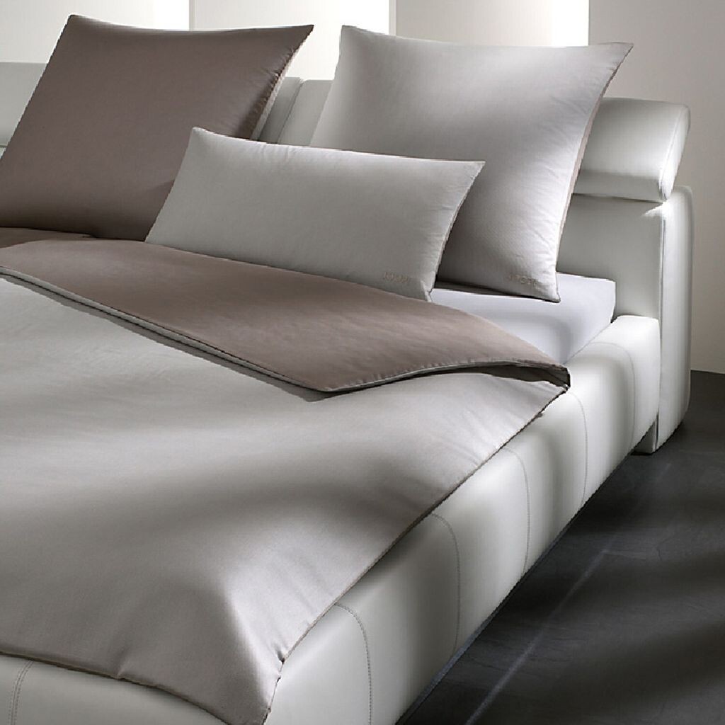 

ЙУУП! Постельное белье Mako-Satin Micro Pattern 4040-цвет беж-7, 135/200 см+80/80 см Joop