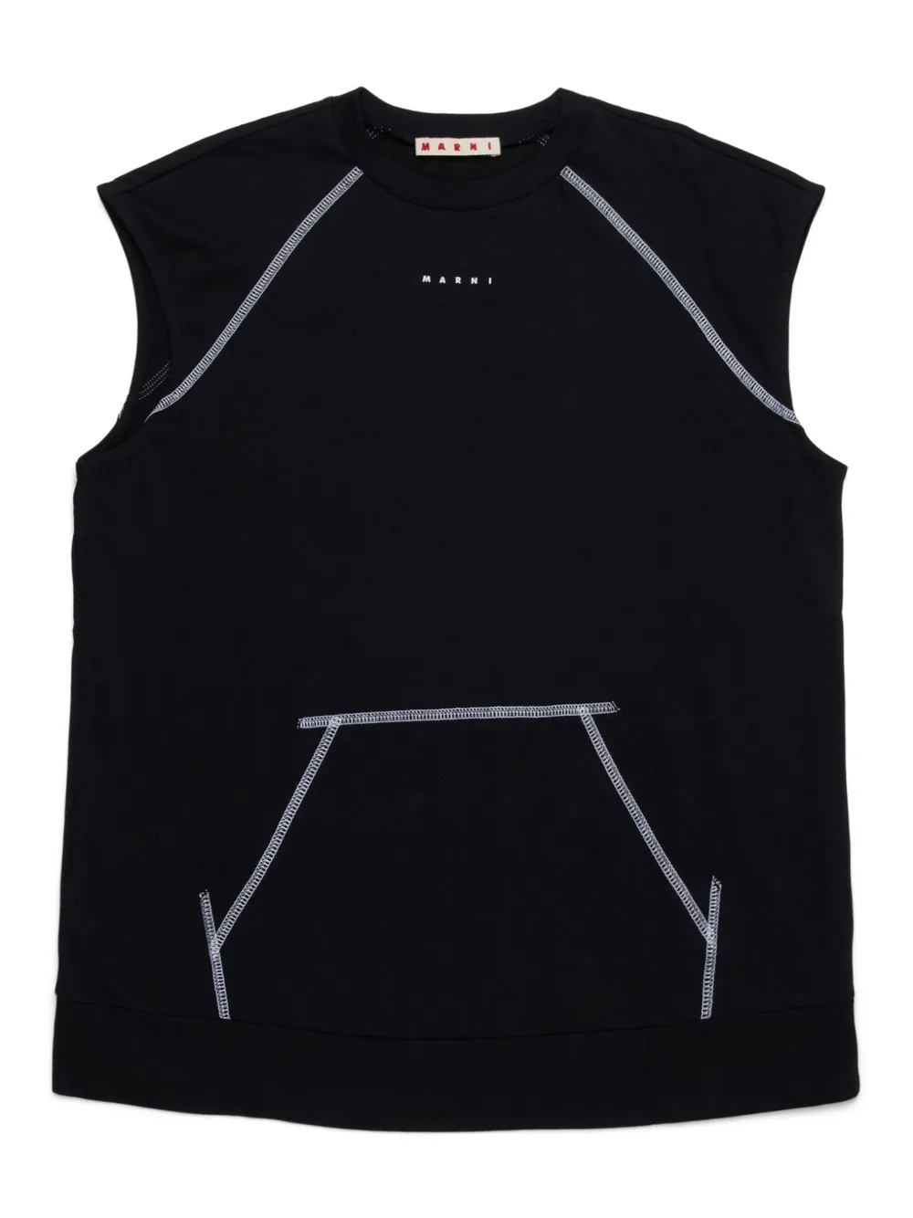 

Футболка с логотипом Marni Kids, черный