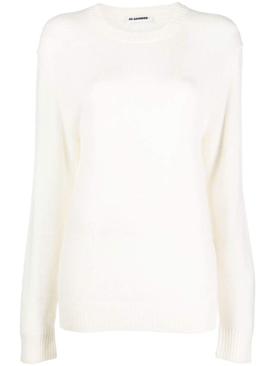 

Jil Sander шерстяной джемпер тонкой вязки, белый