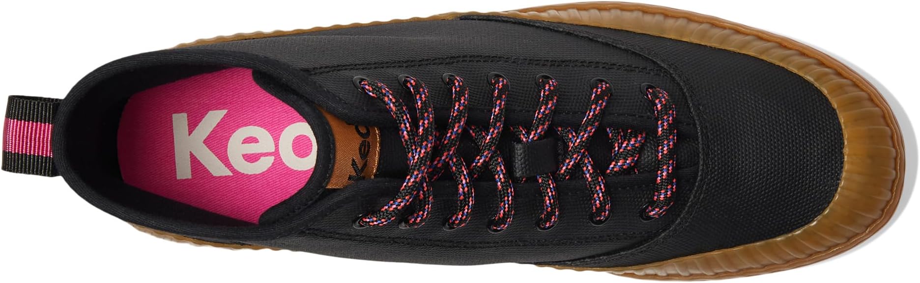 Кроссовки Keds The Platform Mid Lug Weatherized, цвет Black/Gum — фото 2