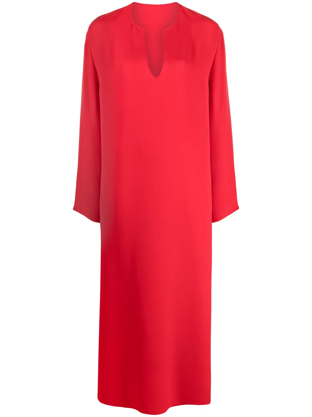 

Платье макси с глубоким вырезом VALENTINO GARAVANI, красный