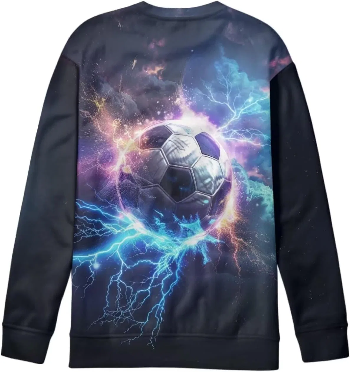 Свитшот детский с принтом ZPINXIGN, 1 Soccer Lightning — фото 4