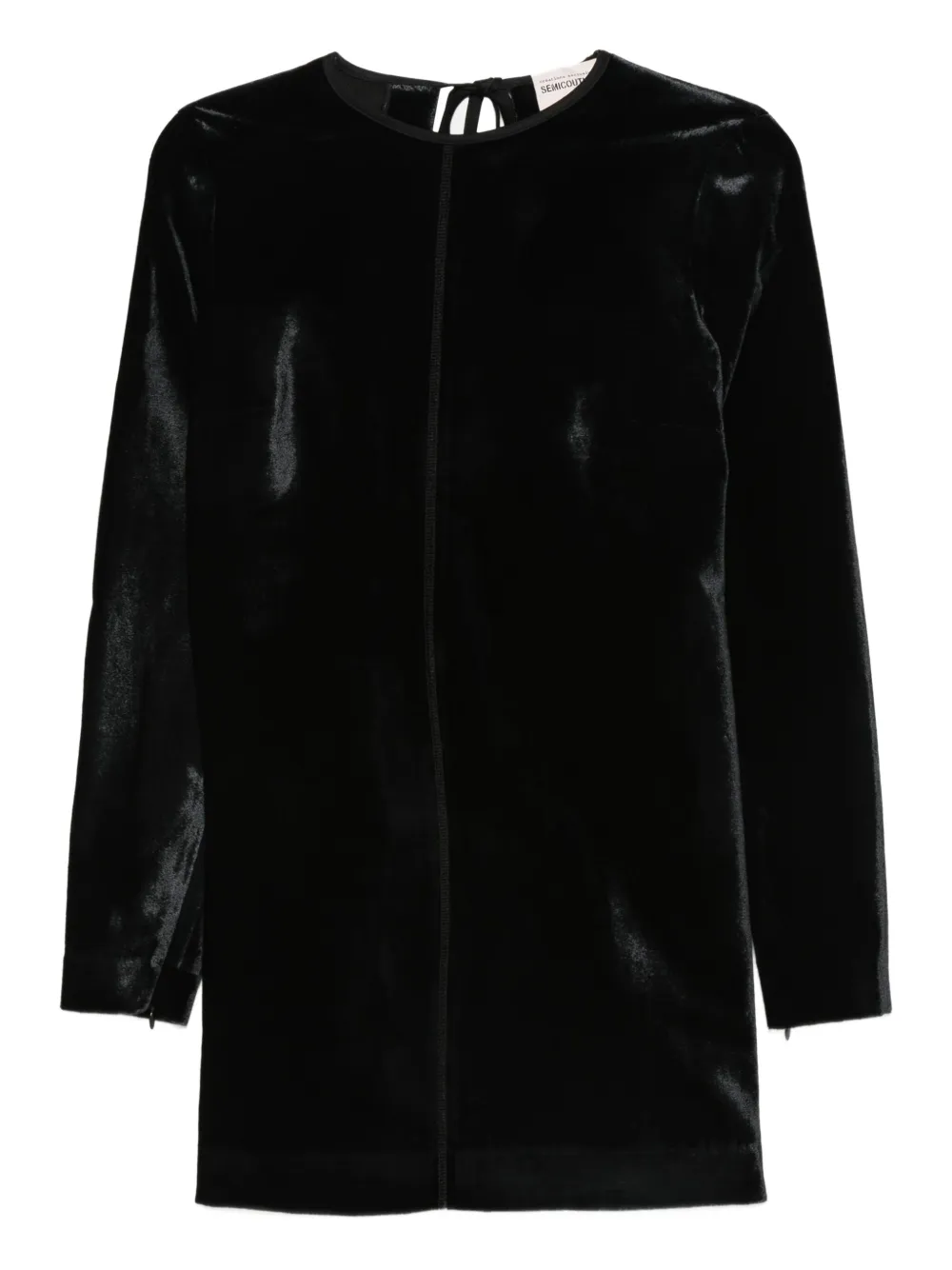 

Платье с завязками Semicouture, черный