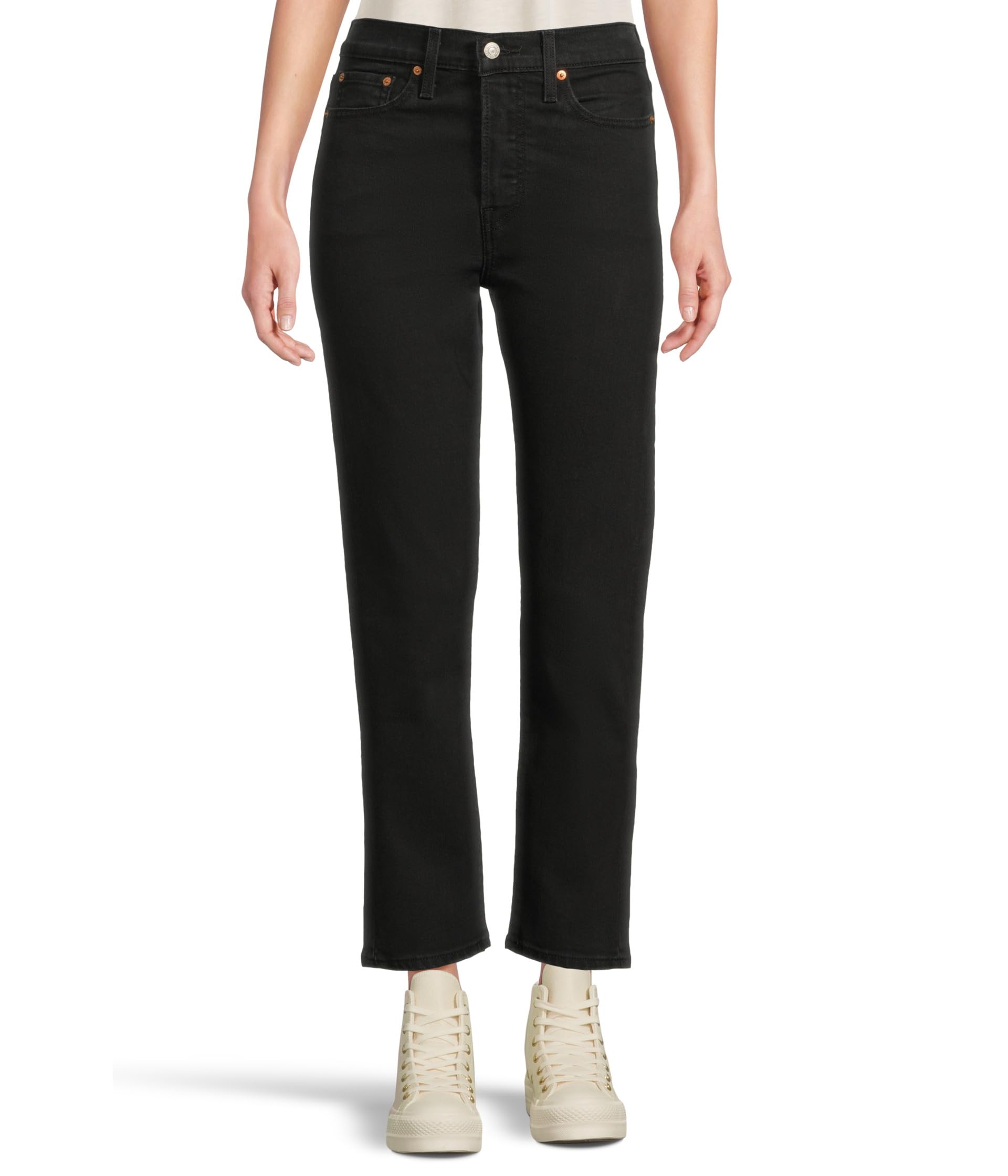 

Джинсы Levi's Womens Wedgie Straight, цвет Flash Black