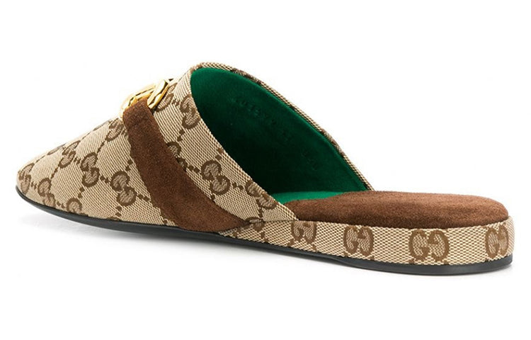 Шлепанцы (WMNS) Gucci GG Print Mules — фото 2