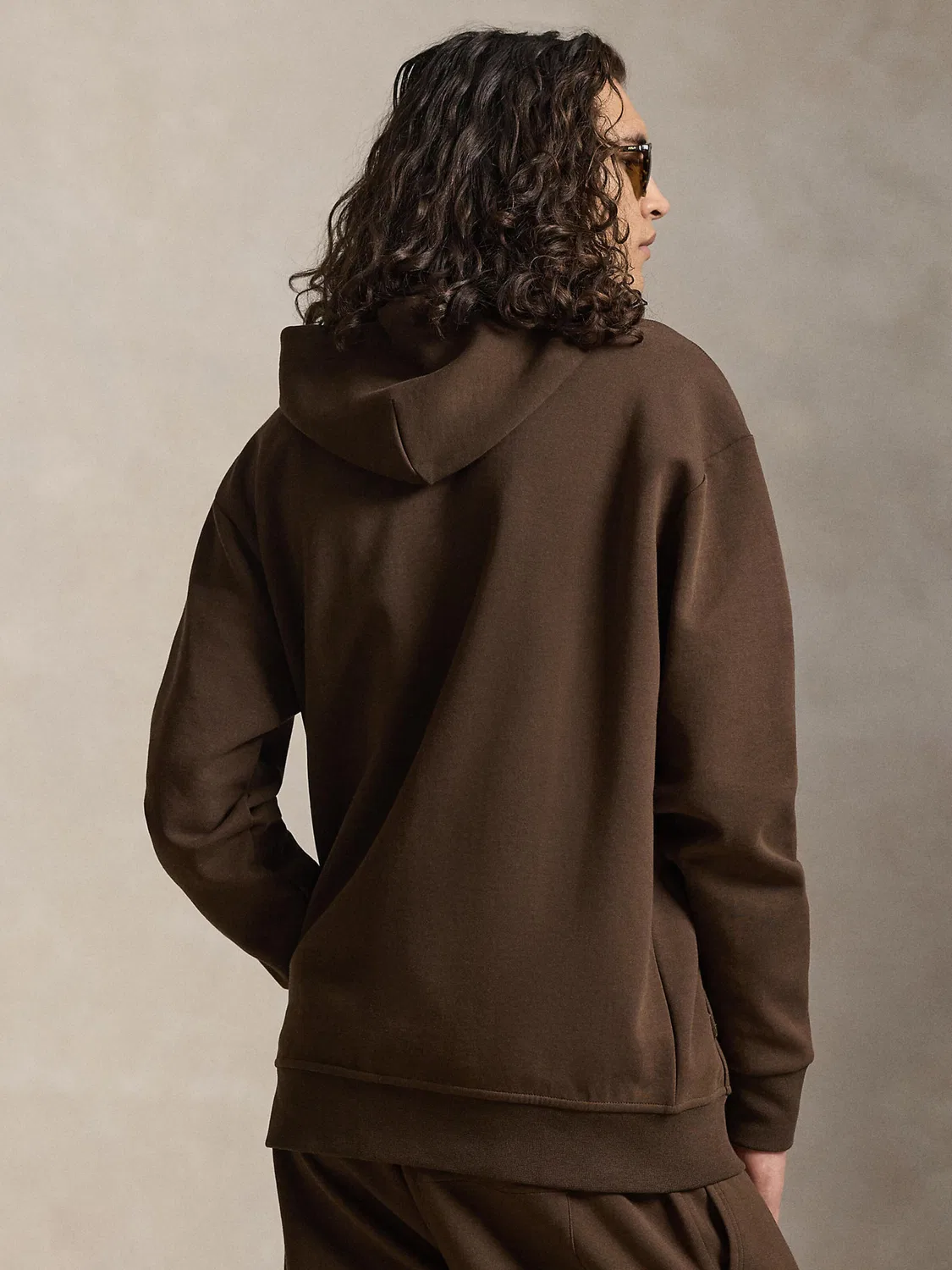 Толстовка на молнии Polo Ralph Lauren Big & Tall, Chocolate — фото 4