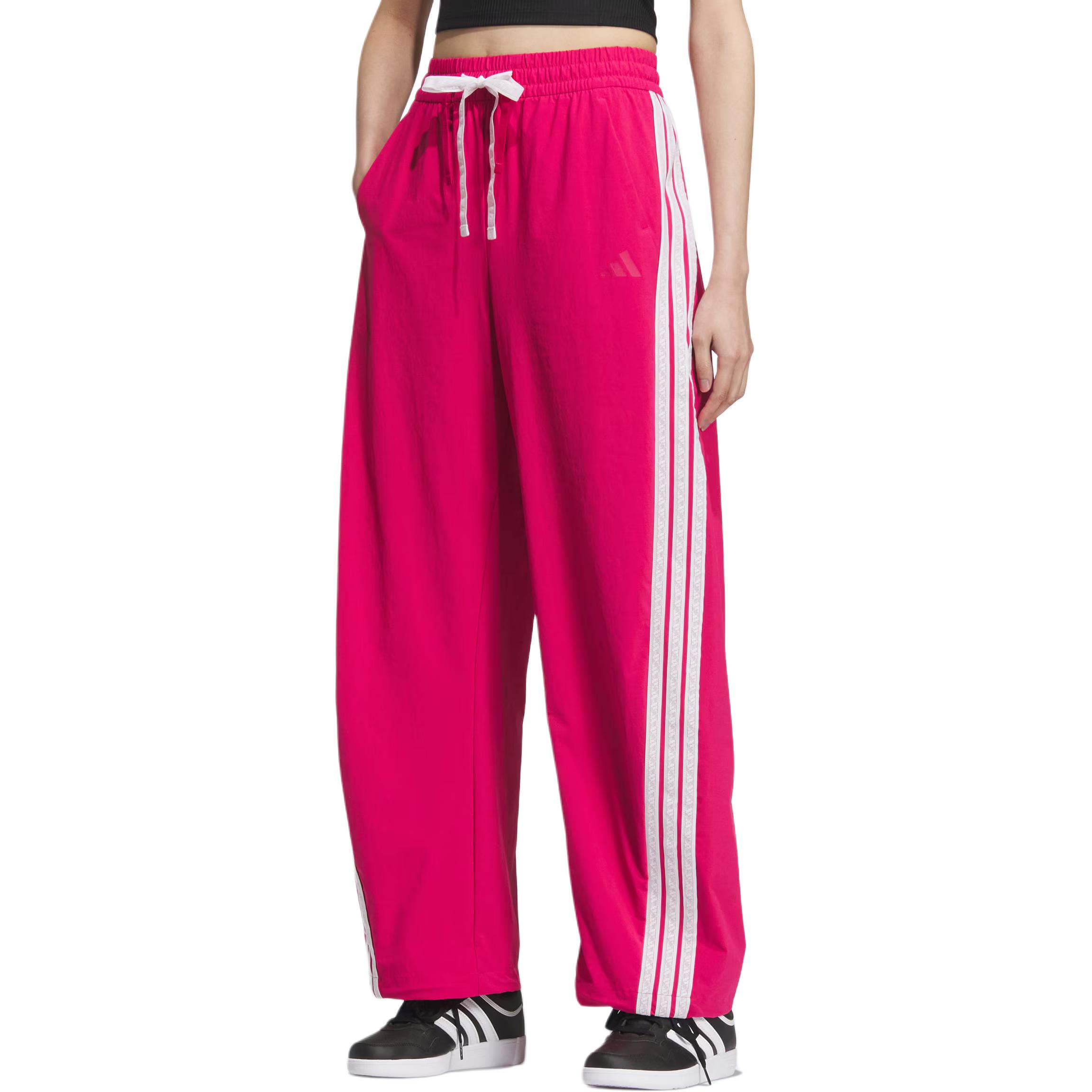Повседневные брюки Story Woven Banana Pant Adidas, розовый/белый — фото 2