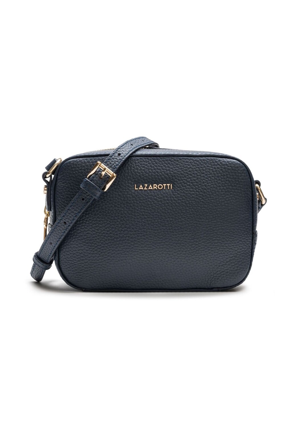

Сумка через плечо Bologna Leather из кожи 19 см LAZAROTTI, темно-синий
